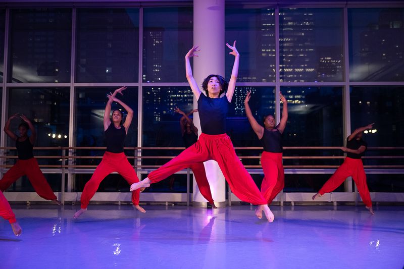 AileyCampers performing Judith Jamison's Hymn during Alicia Graf Mack's welcome reception