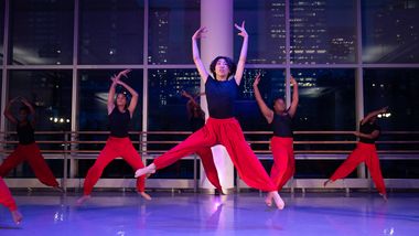 AileyCampers performing Judith Jamison's Hymn during Alicia Graf Mack's welcome reception