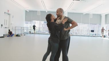 Alvin Ailey American Dance Theater rehearsing A Case of You