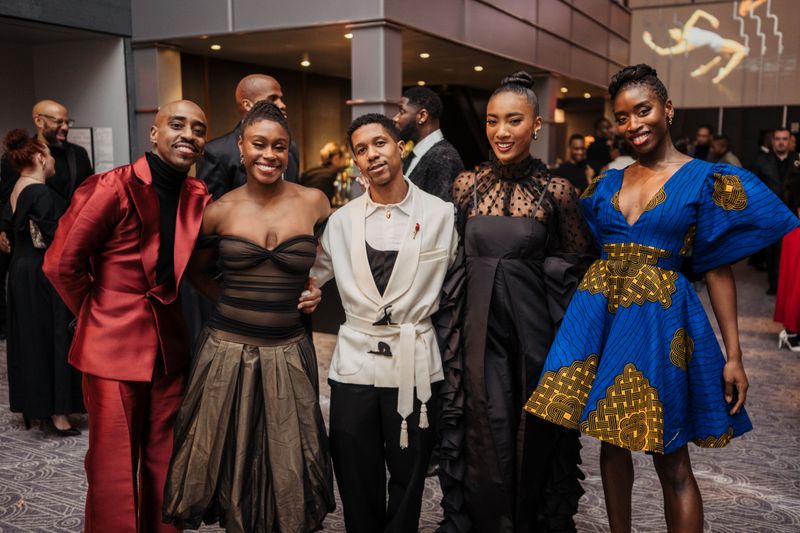 Alvin Ailey American Dance Theater's Renaldo Maurice, Ashley Green, Shawn Cusseaux, Hannah Richardson and Caroline T. Dartey at the 2025 Opening Night Gala