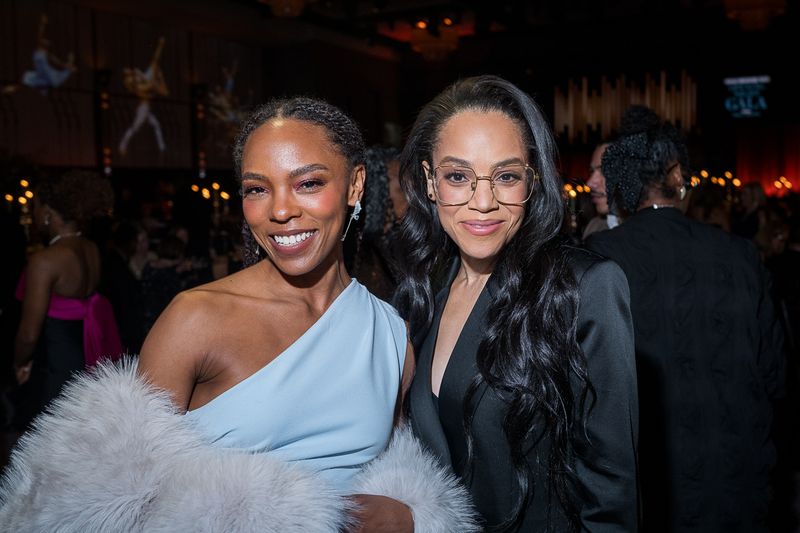 Alvin Ailey American Dance Theater's Samantha Figgins and Bianca Lawson at Ailey's 2025 Opening Night Gala
