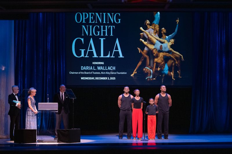 AileyCamp participants and Alumni reciting AileyCamp Affirmations, 2025 Opening Night Gala