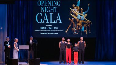 AileyCamp participants and Alumni reciting AileyCamp Affirmations, 2025 Opening Night Gala