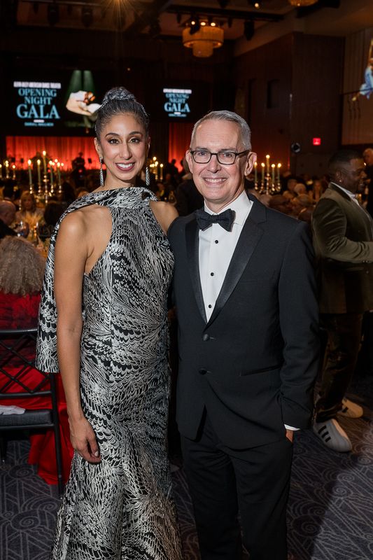 Artistic Director Alicia Graf Mack and Executive Director Bennett Rink at Ailey's 2025 Opening Night Gala