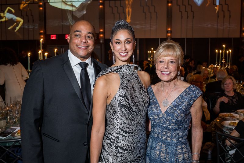 Kirby Mack, Artistic Director Alicia Graf Mack and Honoree Daria L. Wallach Ailey's 2025 Opening Night Gala