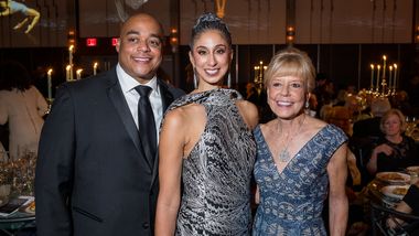 Kirby Mack, Artistic Director Alicia Graf Mack and Honoree Daria L. Wallach Ailey's 2025 Opening Night Gala