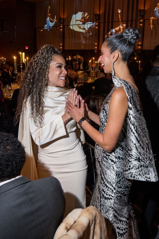 Sunny Hostin and Artistic Director Alicia Graf Mack at Ailey's 2025 Opening Night Gala