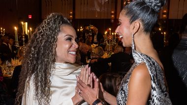 Sunny Hostin and Artistic Director Alicia Graf Mack at Ailey's 2025 Opening Night Gala