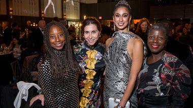Tracey Bing, Gillian Wynn Artistic Director Alicia Graf Mack and Thelma Golden at Ailey's 2025 Opening Night Gala