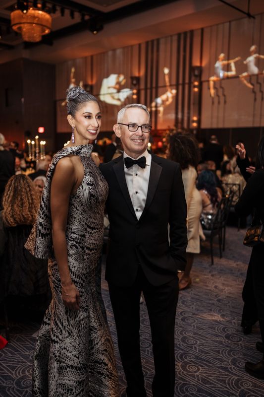 Artistic Director Alicia Graf Mack with Executive Director Bennett Rink at the 2025 Opening Night Gala