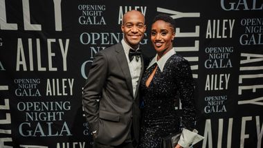 Alvin Ailey American Dance Theater's Xavier Mack and Alisha Rena Peek at the 2025 Opening Night Gala