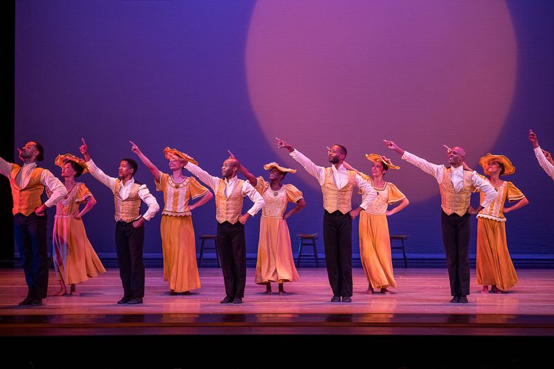 Alvin Ailey American Dance Theater in Alvin Ailey's Revelations at Ailey's 2025 Opening Night Gala
