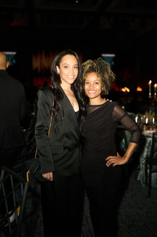 Bianca Lawson and Melissa White at Ailey's 2025 Opening Night Gala