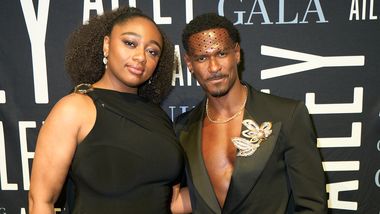 Samara Joy and Alvin Ailey American Dance Theater's Leonardo Brito at Ailey's 2025 Opening Night Gala