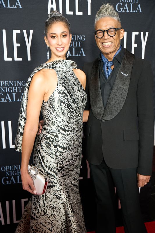 Artistic Director Alicia Graf Mack and B Michael Edwards at Ailey's 2025 Opening Night Gala