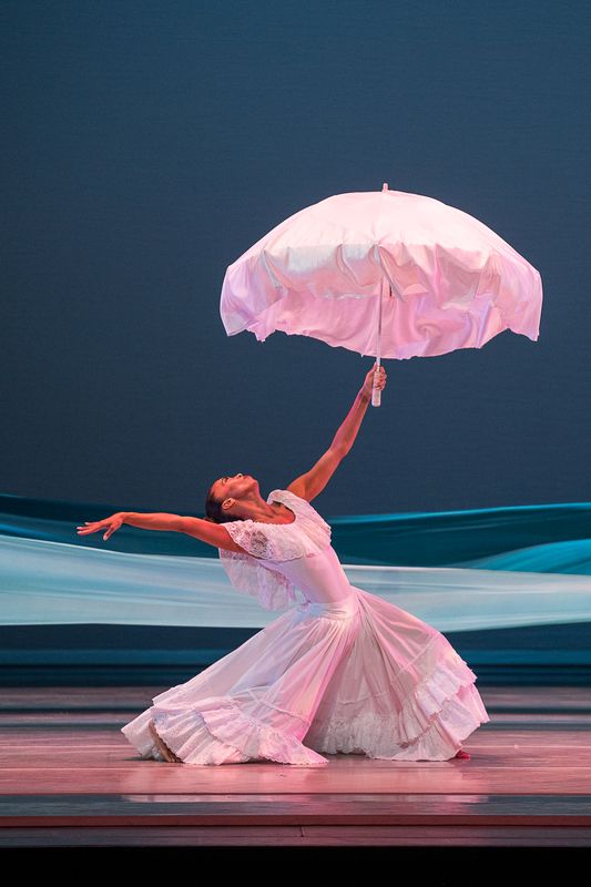 Alvin Ailey American Dance Theater's Constance Stamatiou in Alvin Ailey's Revelations 2025 Opening Night Gala