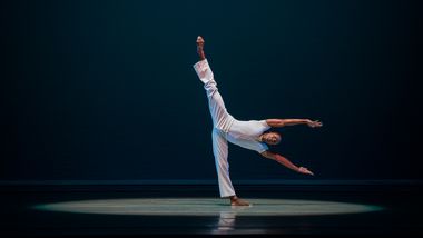Alvin Ailey American Dance Theater's Yannick Lebrun in Alvin Ailey's Revelations 2025 Opening Night Gala