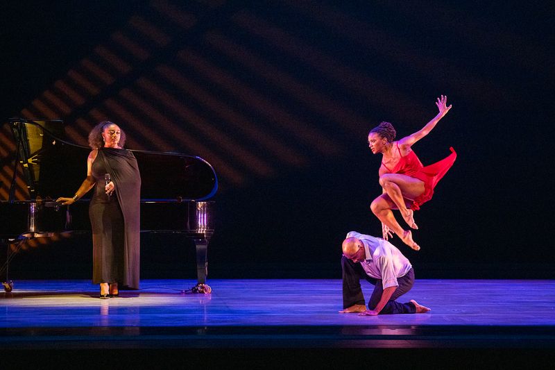 AAADT's Jacquelin Harris and Yannick Lebrun in Judith Jamison's A Case of You with Samara Joy. 2025 Opening Night Gala