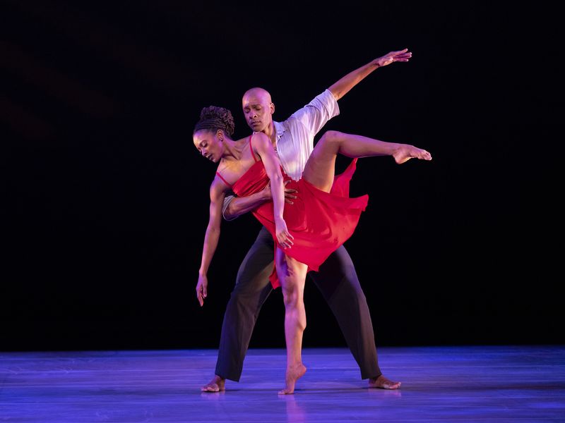 AAADT's Jacquelin Harris and Yannick Lebrun in Judith Jamison's A Case of You. Photo by Paul Kolnik