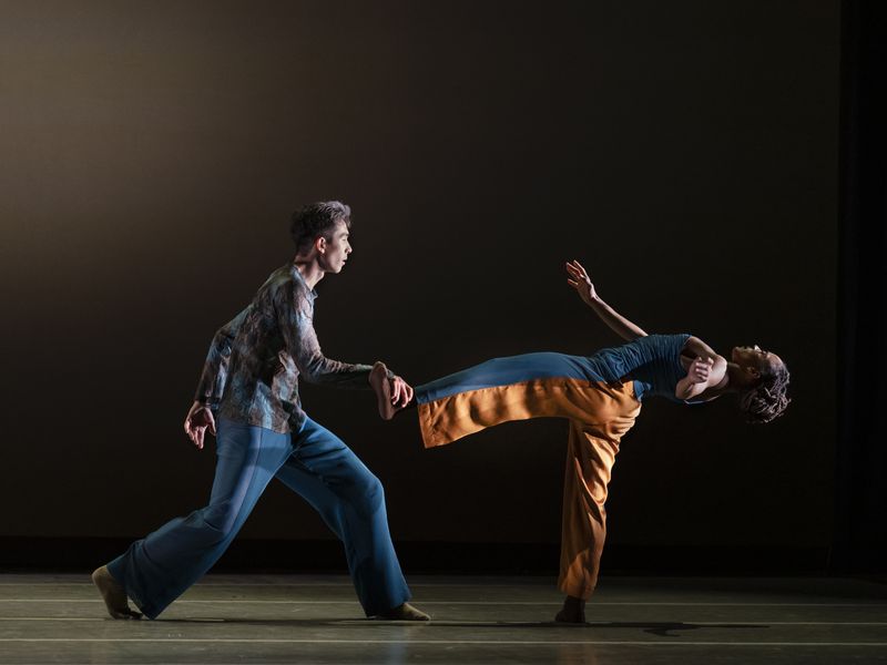 Alvin Ailey American Dance Theater's Jesse Obremski and Jacquelin Harris in Matthew Neenan's Difference Between
