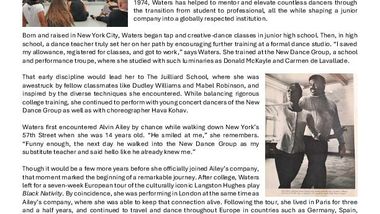 DanceTeacher_AileyII_SylviaWaters_2025DanceTeacherAwardHonoree_Feature_08.11.25