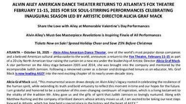 Alvin Ailey ATL 2026 Announcement Release_FINAL