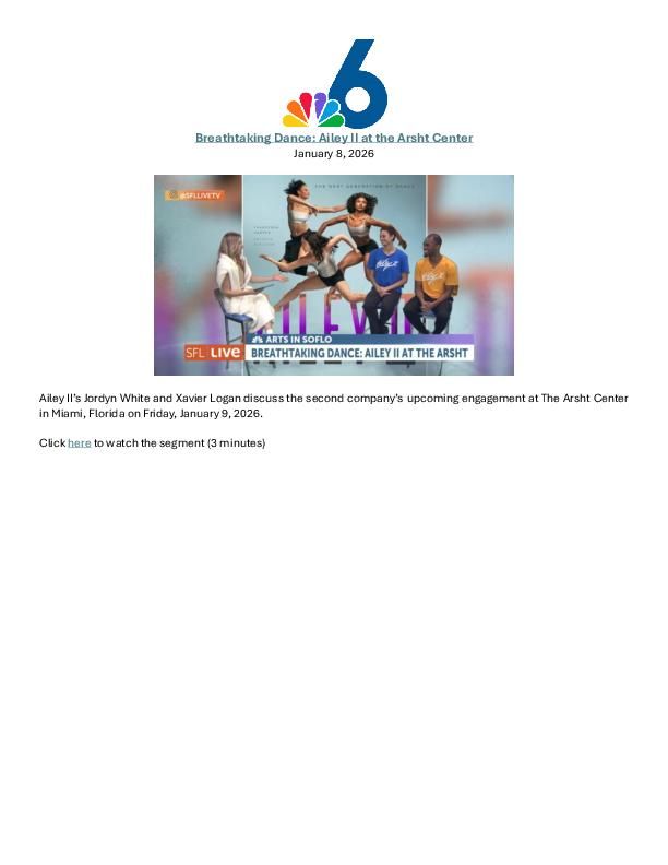 NBC6_SouthFloridaLive_AileyII_USTour_Miami_JordynWhite_XavierLogan_Broadcast_01.08.26_NOTEASER