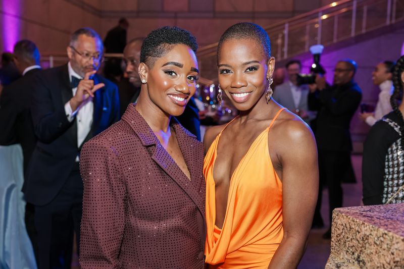 AAADT's Alisha Rena Peek and Jessica Amber Pinkett at AILEYs 2026 DC Gala. Photo by Tony Powell. 2026 Alvin Ailey DC Gala