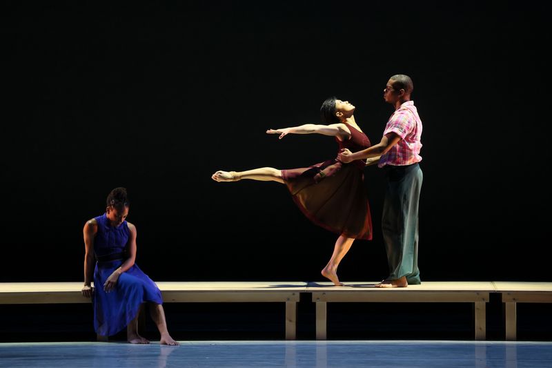 AAADT's Jacquelin Harris Miranda Quinn and Solomon Dumas in Fredrick Earl Mosley's Embrace