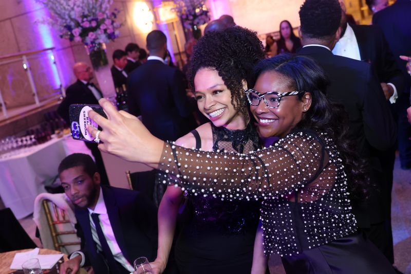 AAADT's Kali Marie Oliver and Congresswoman Emilia Skyes at AILEY's 2026 DC Gala