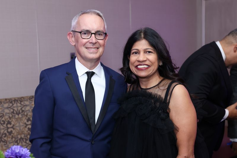 AILEY Executive Director Bennett Rink and Board Member Lata Reddy 2026 DC Gala