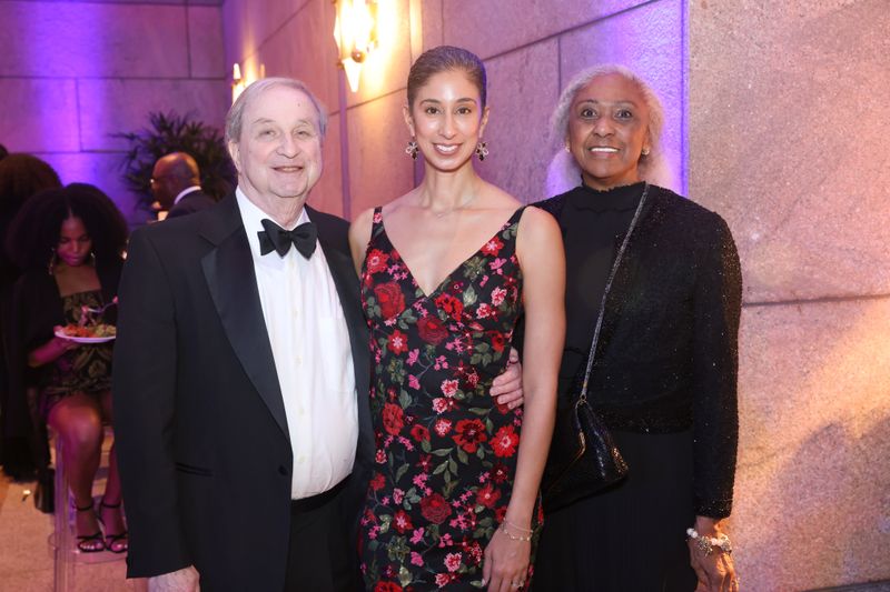 Artistic Director Alicia Graf Mack with her parents at AILEY's 2026 Washington DC Gala