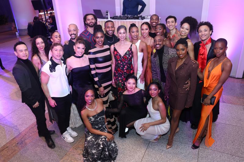Artistic Director Alicia Graf Mack with members of Alvin Ailey American Dance Theater 2026 DC Gala