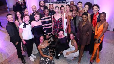 Artistic Director Alicia Graf Mack with members of Alvin Ailey American Dance Theater 2026 DC Gala