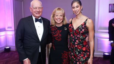 Eric and Daria Wallach with Artistic Director Alicia Graf Mack at AILEY's 2026 Washington DC Gala Benefit