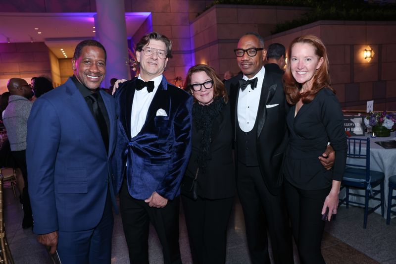 Michael Collins Lyndon Boozer Kimball Stroud Yelberton Watkins and Liz Sizer at Ailey's 2026 DC Gala