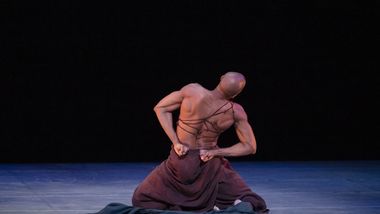 Alvin Ailey American Dance Theater's Yannick Lebrun in Jamar Roberts Song of the Anchorite