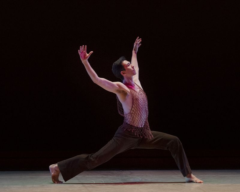 Alvin Ailey American Dance Theater's Jesse Obremski in Alvin Ailey's Revelations