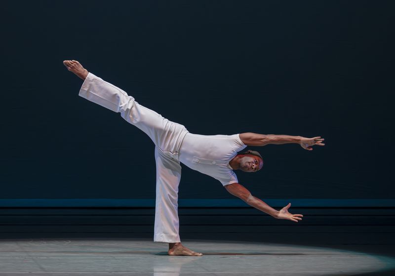 Alvin Ailey American Dance Theater's Xavier Mack in Alvin Ailey's Revelations