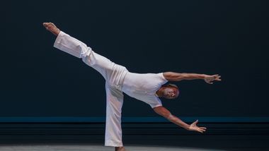 Alvin Ailey American Dance Theater's Xavier Mack in Alvin Ailey's Revelations