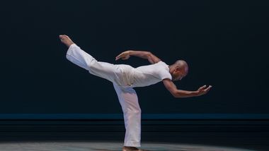 Alvin Ailey American Dance Theater's Xavier Mack in Alvin Ailey's Revelations