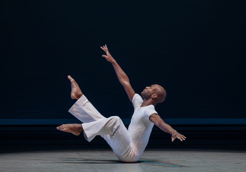 Alvin Ailey American Dance Theater's Xavier Mack in Alvin Ailey's Revelations