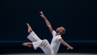 Alvin Ailey American Dance Theater's Xavier Mack in Alvin Ailey's Revelations