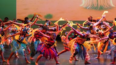 AileyCamp Newark participants in West African, 2025 final performance