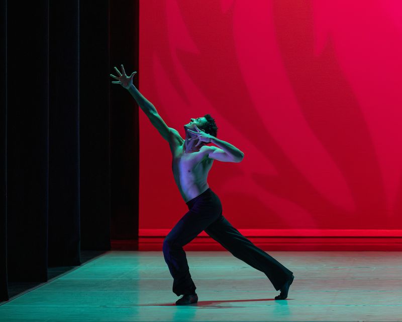 Alvin Ailey American Dance Theater's Sebastian Garcia in Alvin Ailey's Revelations