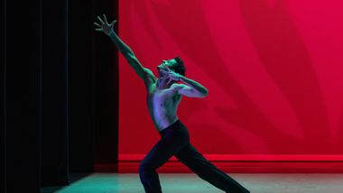 Alvin Ailey American Dance Theater's Sebastian Garcia in Alvin Ailey's Revelations