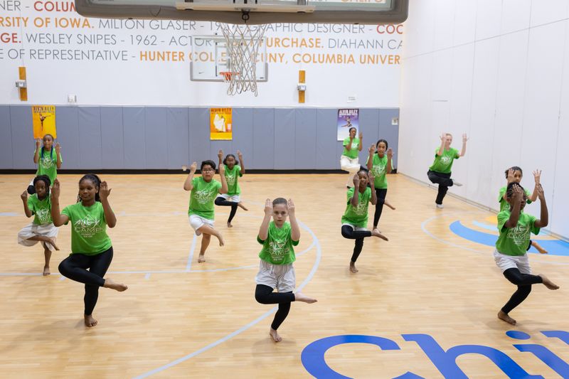Children's Aid/AileyCamp New York participants in Jazz class