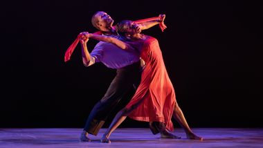Alvin Ailey American Dance Theater's Christopher Taylor and Caroline T. Dartey in Judith Jamison's A Case of You