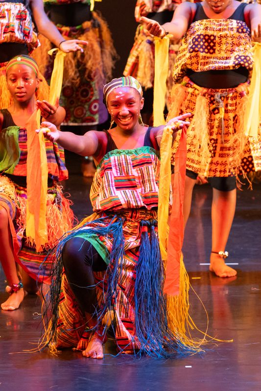 AileyCamp Newark 2025 West African final performance 