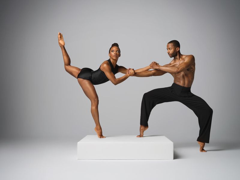 Alvin Ailey American Dance Theater's Jacquelin Harris and Christopher R. Wilson